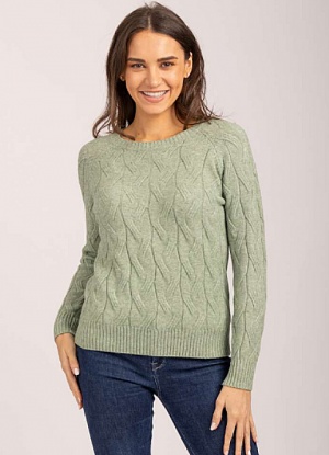 Mudflower Cable Knit Jumper